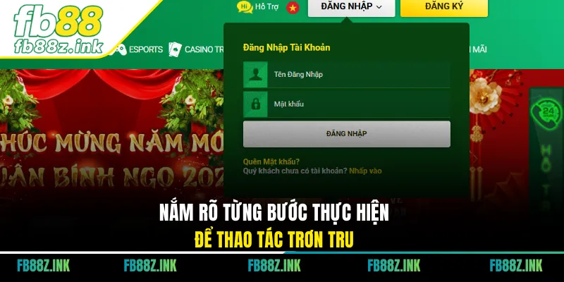 Nắm rõ từng bước thực hiện để thao tác trơn tru